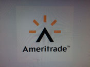 Pyramide und Dreieck ohne Auge Logo Ameritrade